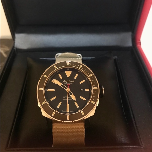 (Sold)Alpina sea strong automatic 300m - Picture 4 of 6